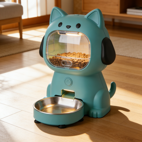 Rainbow Pom-Pom Pet Hat | Cute Yellow Mouse Ears Dog & Cat Costume